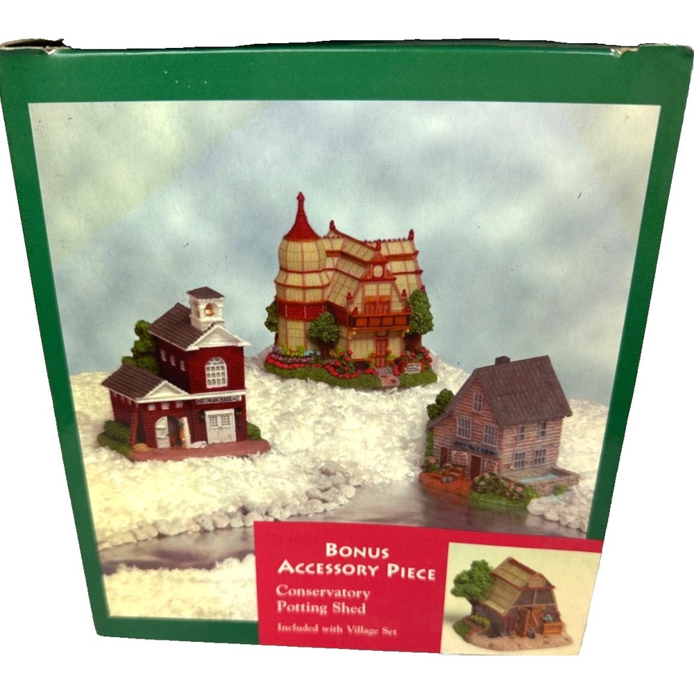 Liberty Falls Hand Painted 4 Piece Accessory Set ~ Frontier Village Set